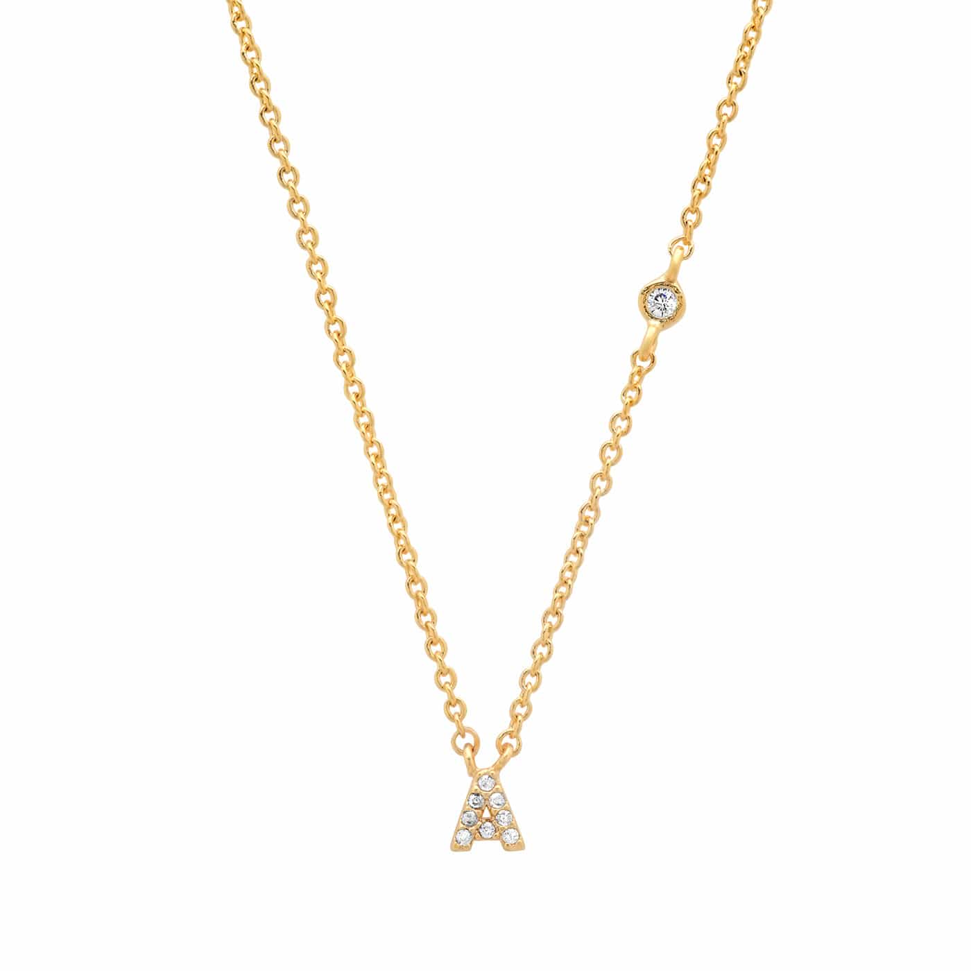 TAI JEWELRY | CZ Initial Necklace | Necklace |