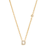 TAI JEWELRY | CZ Initial Necklace | Necklace |