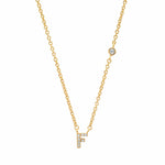 TAI JEWELRY | CZ Initial Necklace | Necklace |