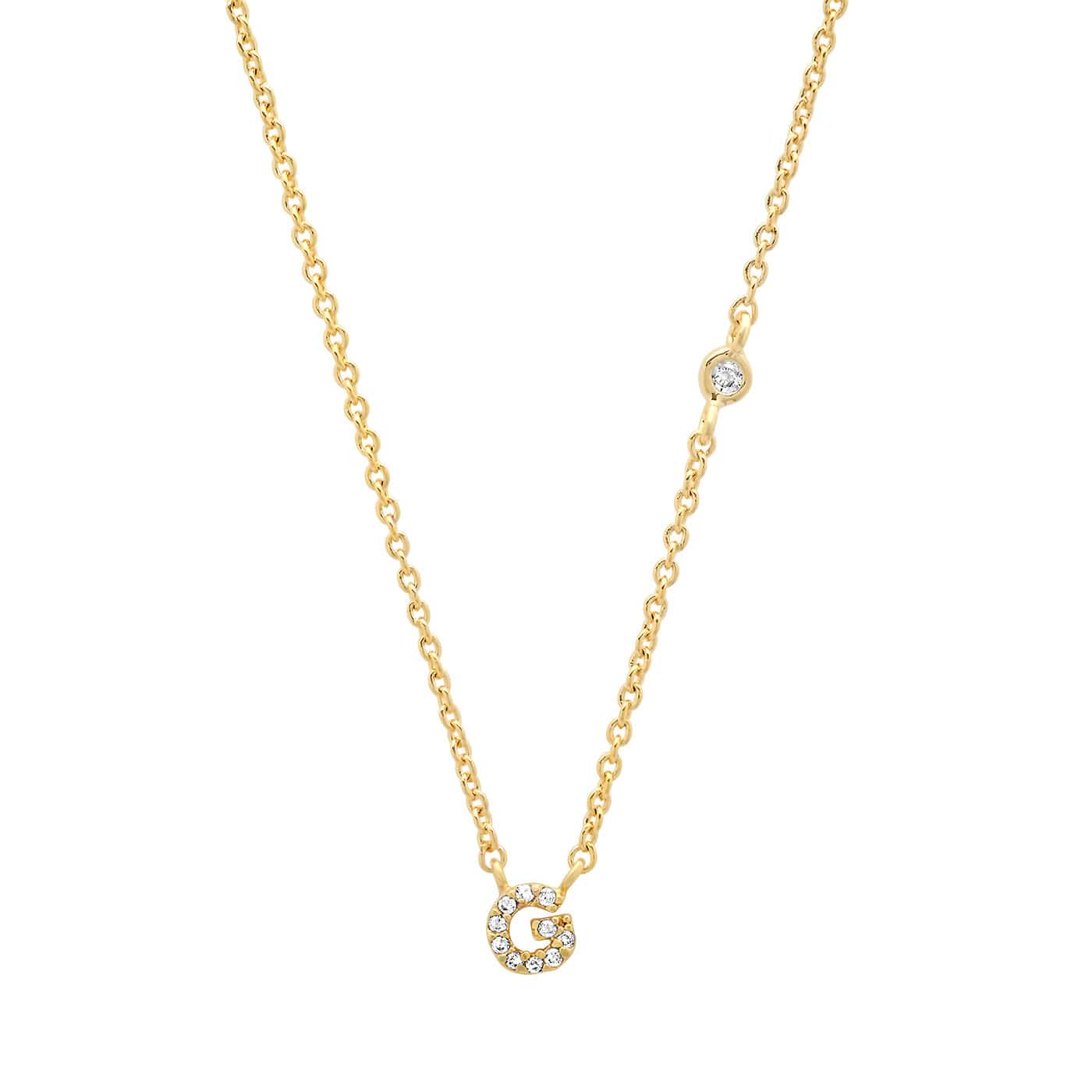 TAI JEWELRY | CZ Initial Necklace | Necklace |