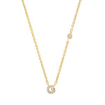 TAI JEWELRY | CZ Initial Necklace | Necklace |