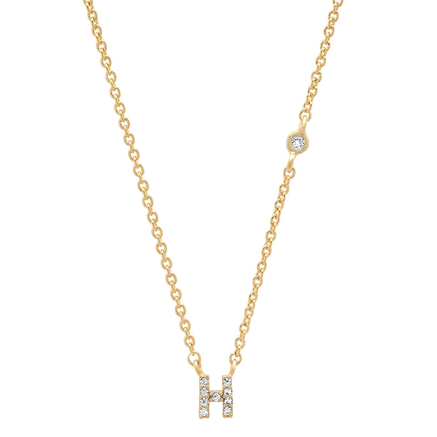 TAI JEWELRY | CZ Initial Necklace | Necklace |