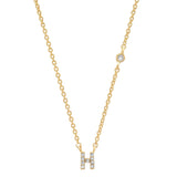 TAI JEWELRY | CZ Initial Necklace | Necklace |
