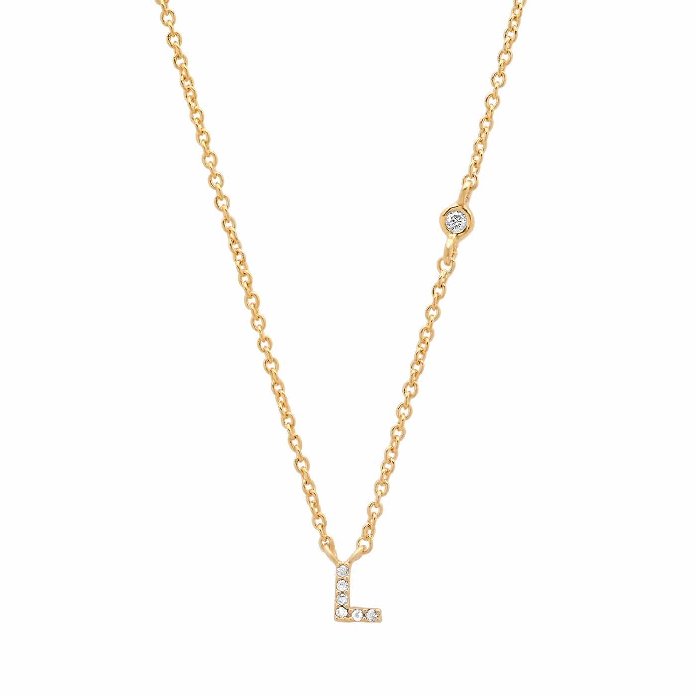 TAI JEWELRY | CZ Initial Necklace | Necklace |