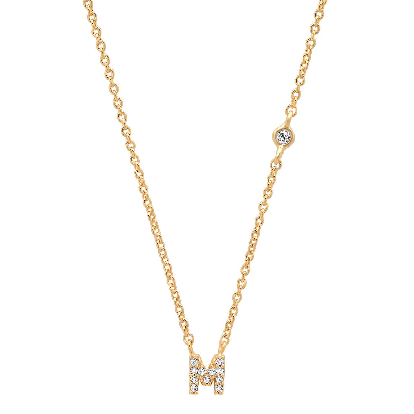 TAI JEWELRY | CZ Initial Necklace | Necklace |