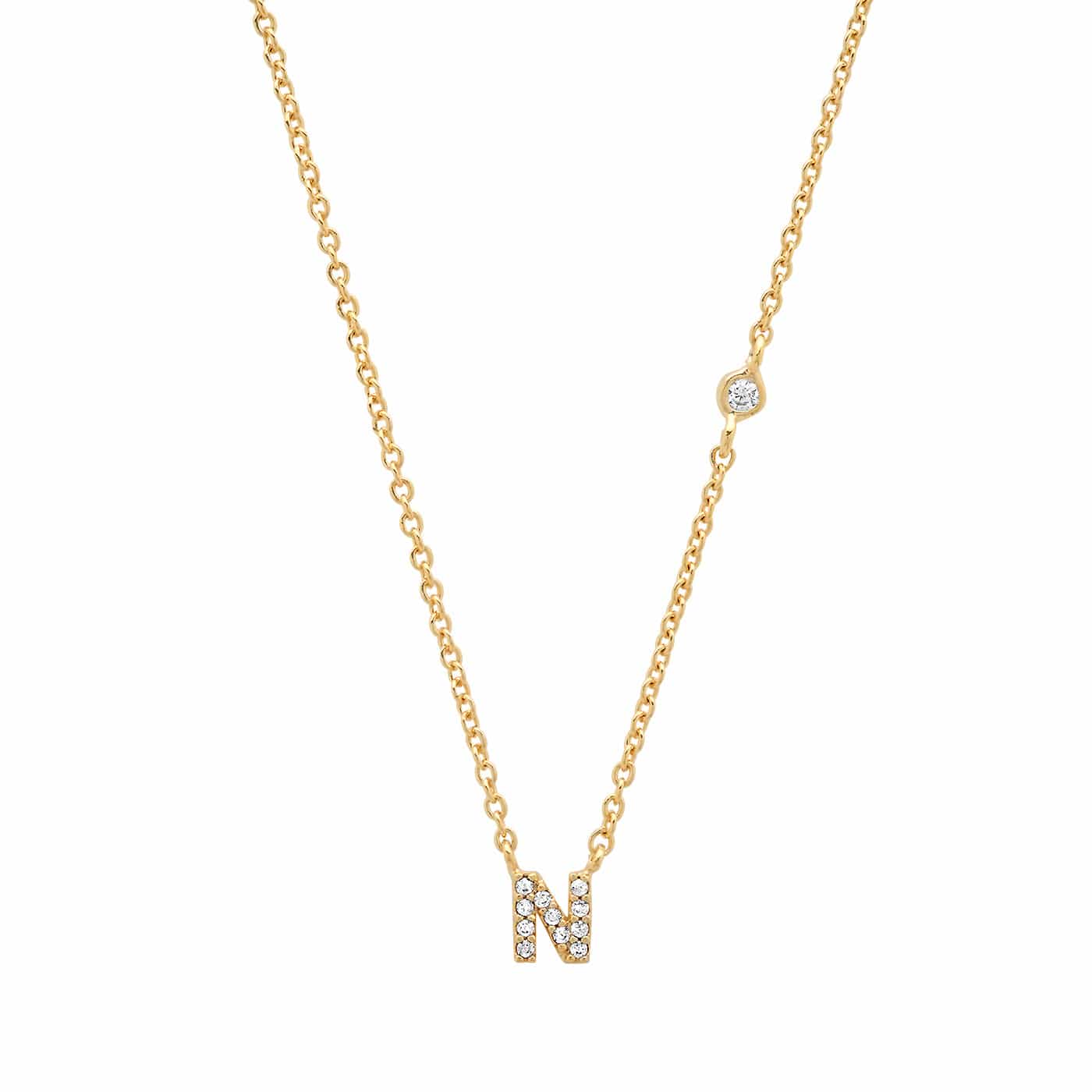 TAI JEWELRY | CZ Initial Necklace | Necklace |