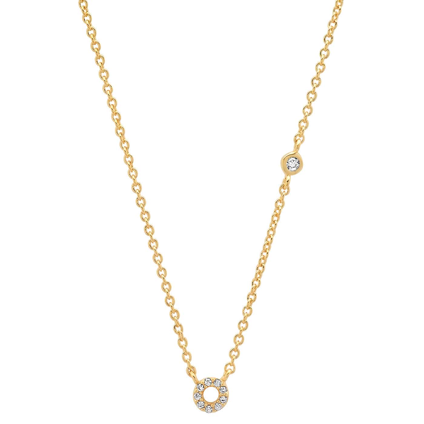 TAI JEWELRY | CZ Initial Necklace | Necklace |
