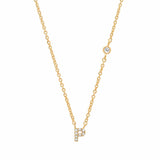 TAI JEWELRY | CZ Initial Necklace | Necklace |