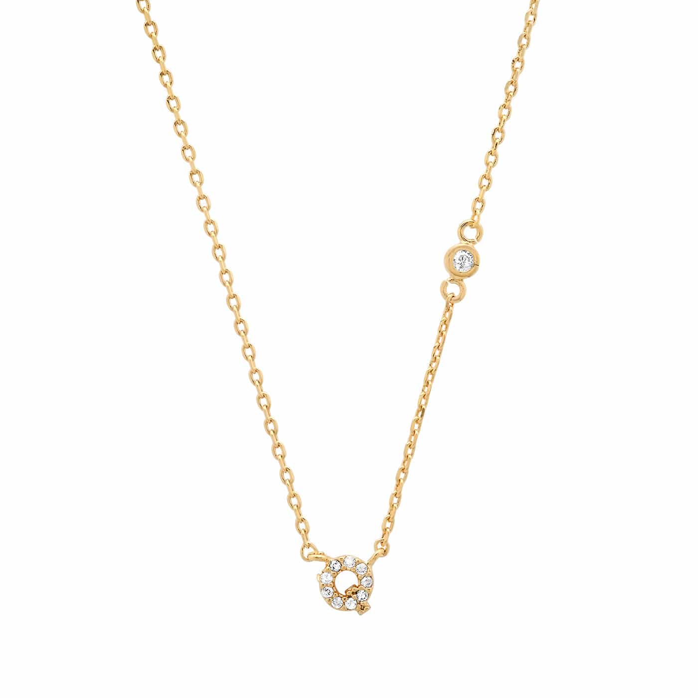 TAI JEWELRY | CZ Initial Necklace | Necklace |