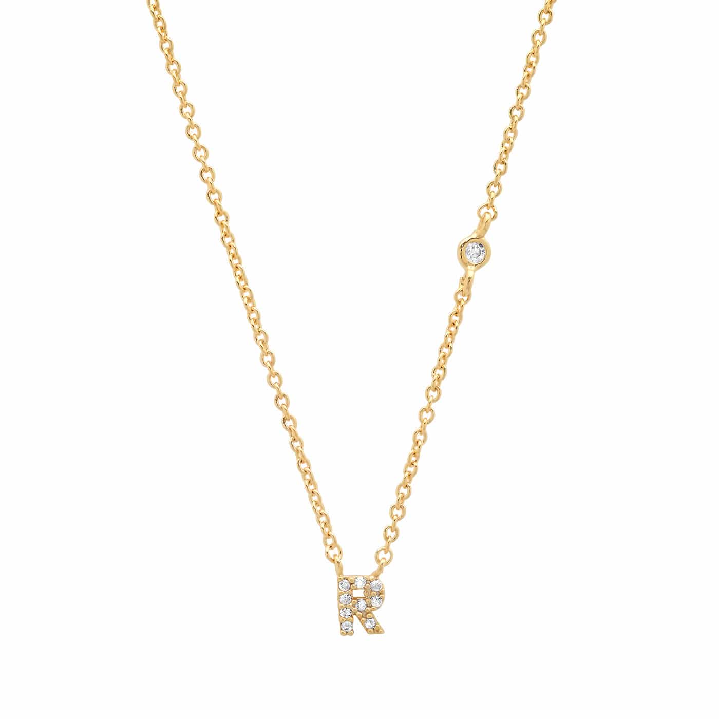 TAI JEWELRY | CZ Initial Necklace | Necklace |