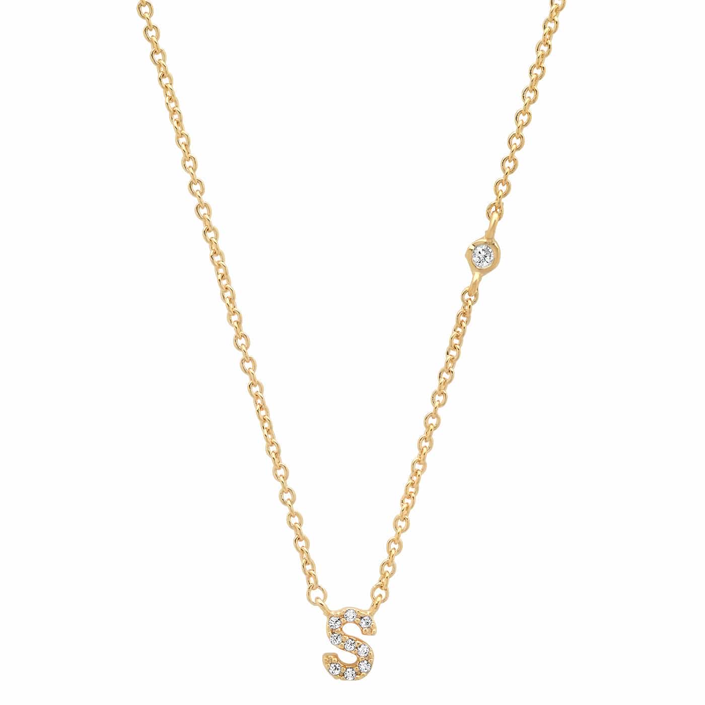 TAI JEWELRY | CZ Initial Necklace | Necklace |