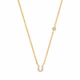 TAI JEWELRY | CZ Initial Necklace | Necklace |
