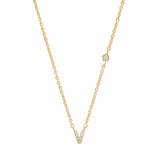 TAI JEWELRY | CZ Initial Necklace | Necklace |