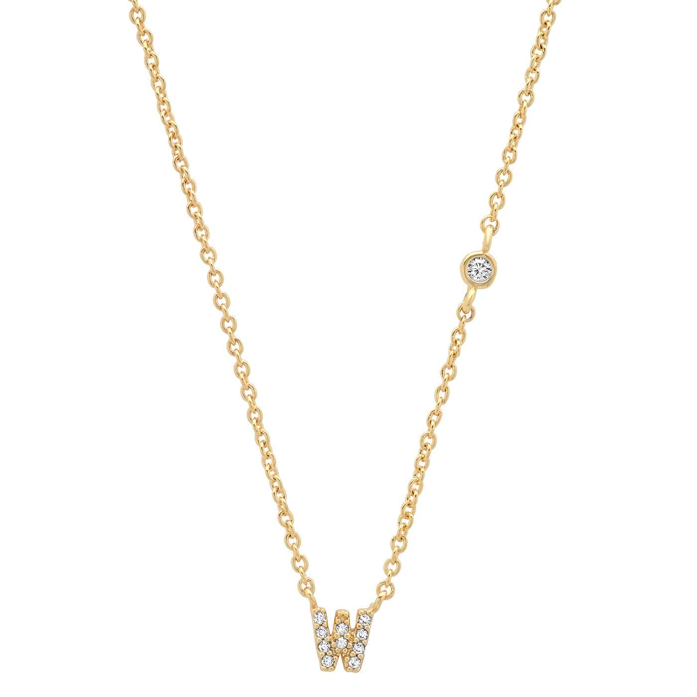 TAI JEWELRY | CZ Initial Necklace | Necklace |