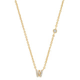 TAI JEWELRY Necklace Gold / W CZ Initial Necklace