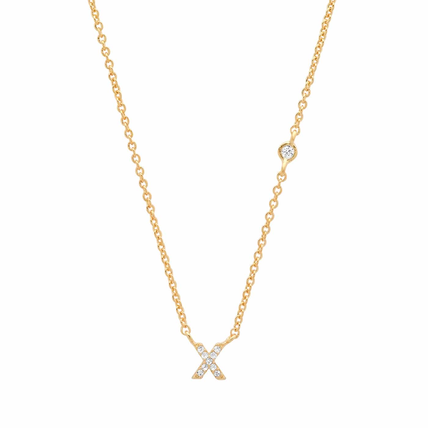 TAI JEWELRY | CZ Initial Necklace | Necklace |
