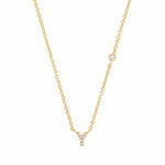 TAI JEWELRY Necklace Gold / Y CZ Initial Necklace