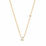 TAI JEWELRY Necklace Gold / Z CZ Initial Necklace