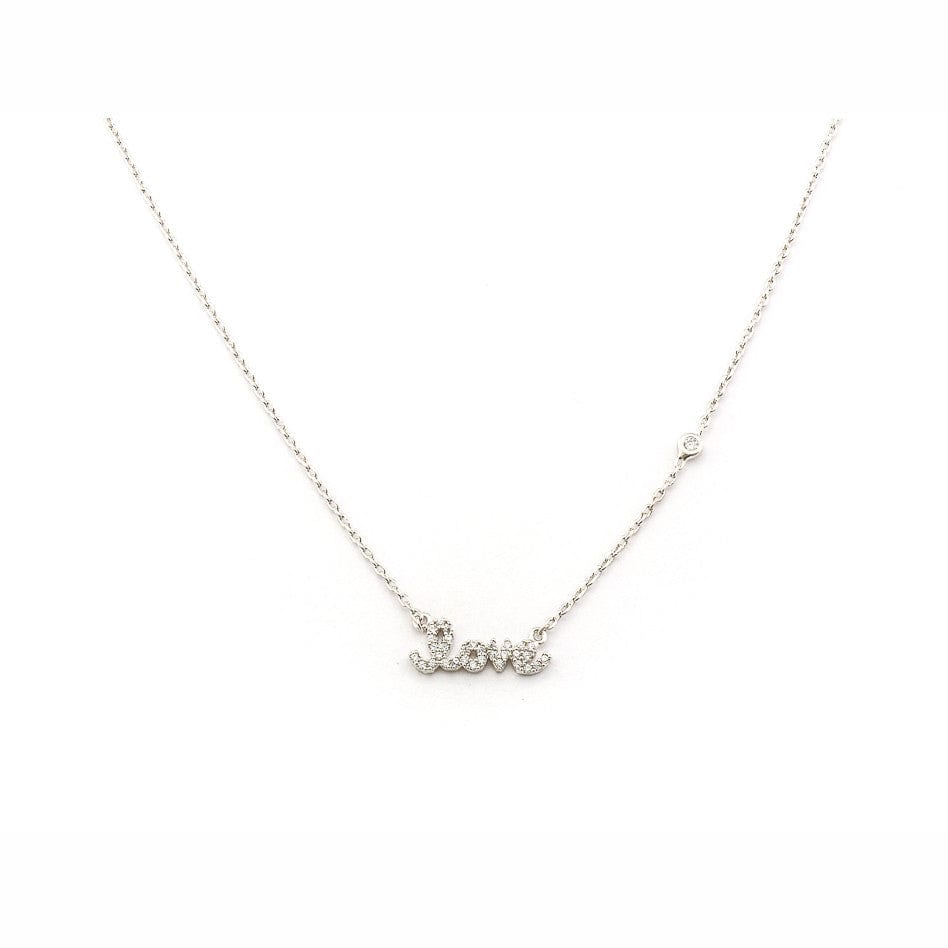 TAI JEWELRY | CZ Love Pendant Necklace | Necklace |