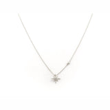 TAI JEWELRY Necklace CZ Starburst Pendant Necklace