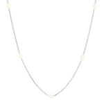 TAI JEWELRY | Delicate Pearl Station Necklace | Necklace |