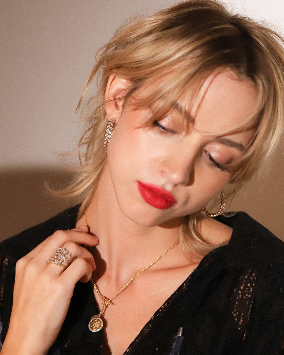 TAI JEWELRY | Double Coin Zodiac Necklace | Necklace |