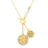 TAI JEWELRY | Double Coin Zodiac Necklace | Necklace |