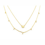 TAI JEWELRY | Double Layer Starburst Necklace | Necklace |