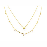 TAI JEWELRY | Double Layer Starburst Necklace | Necklace |