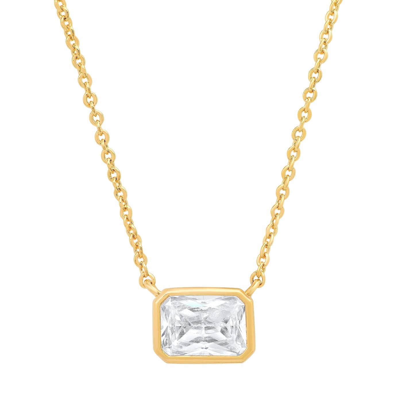 TAI JEWELRY | East West Gemstone Bezel Necklace | Necklace |