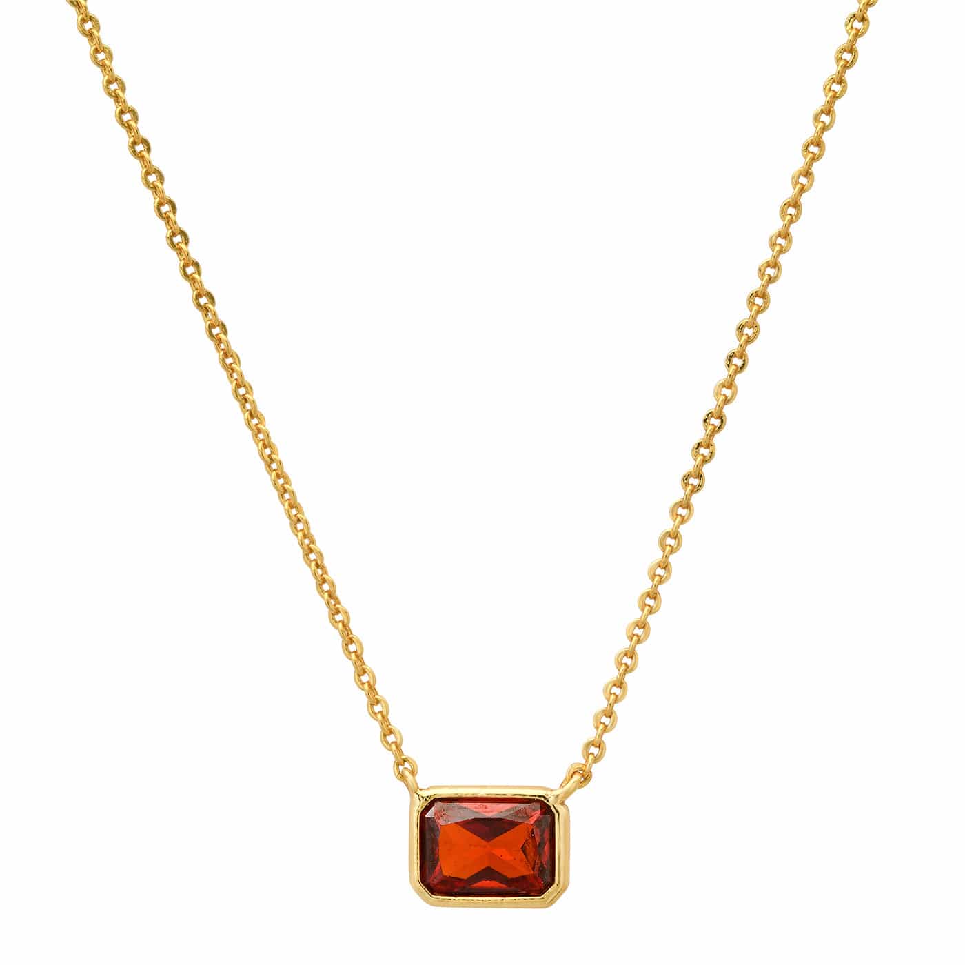 TAI JEWELRY | East West Gemstone Bezel Necklace | Necklace |