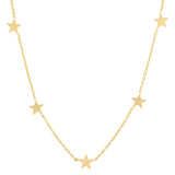 TAI JEWELRY Necklace Gold Five Star Necklace