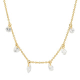 TAI JEWELRY | Floating CZ Dangle Necklace | Necklace |