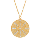 TAI JEWELRY | Gold Coin Eye Pendant | Necklace |