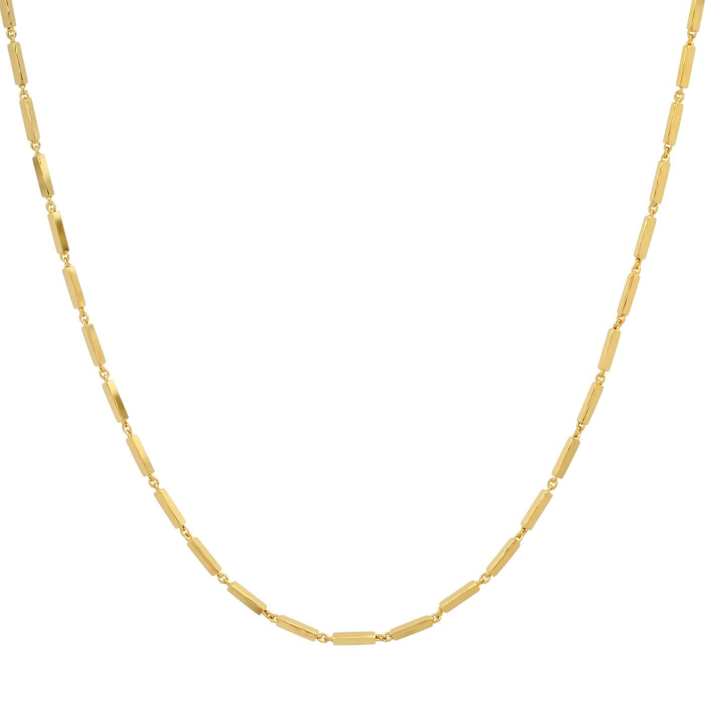TAI JEWELRY | Gold Vermeil Bar Chain | Necklace |