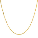 TAI JEWELRY | Gold Vermeil Bar Chain | Necklace |