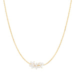 TAI JEWELRY | Gold Vermeil Chain with Freshwater Pearl Cluster | Necklace |
