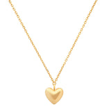 TAI JEWELRY | Gold Vermeil Puffed Heart Pendant Necklace | Necklace |