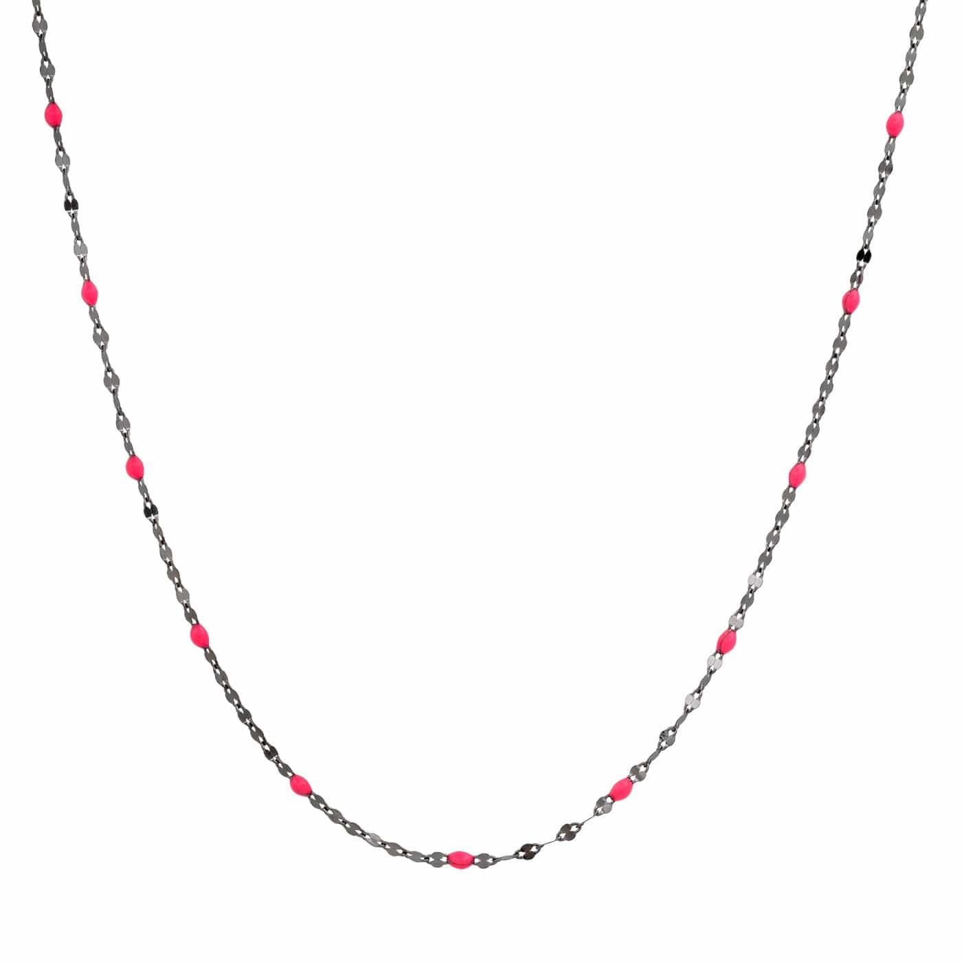 TAI JEWELRY | Gold Vermeil Sparkle Chain with Enamel Stations | Necklace |