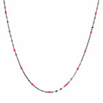 TAI JEWELRY | Gold Vermeil Sparkle Chain with Enamel Stations | Necklace |