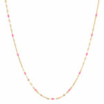 TAI JEWELRY | Gold Vermeil Sparkle Chain with Enamel Stations | Necklace |