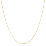 TAI JEWELRY | Gold Vermeil Sparkle Chain with Enamel Stations | Necklace |