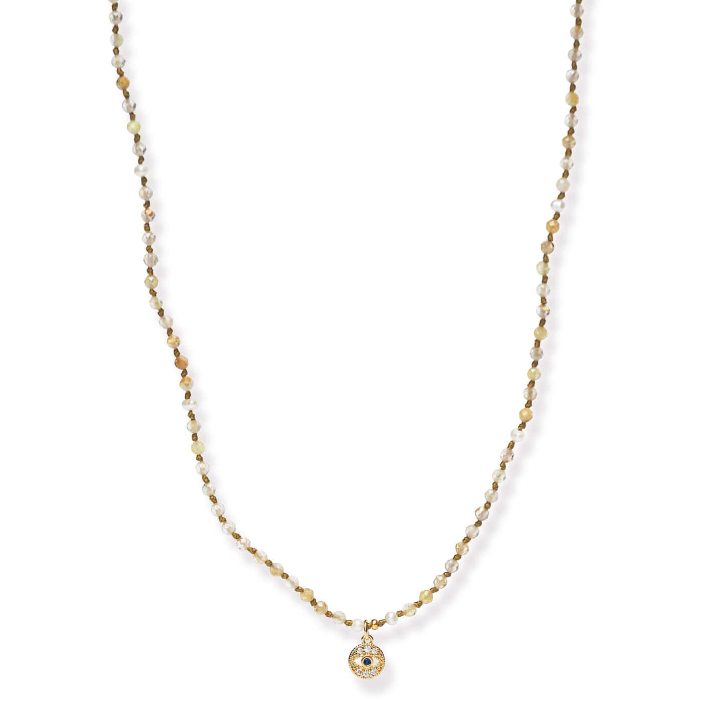TAI JEWELRY Necklace -3 Handmade Beaded Necklace With Dangle Accent