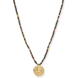 TAI JEWELRY Necklace -6 Handmade Beaded Necklace With Dangle Accent