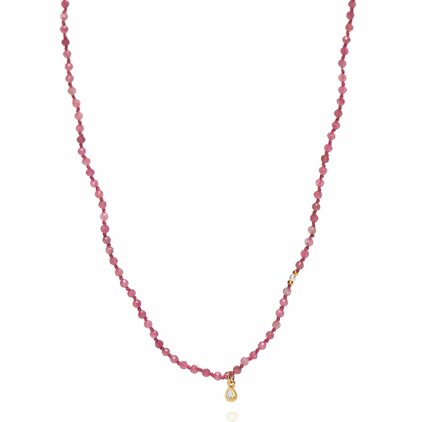 TAI JEWELRY | Handmade Beaded Necklace With Dangle Accent | Necklace |