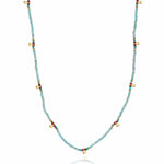 TAI JEWELRY | Handmade Beaded Necklace With Disc Dangles | Necklace |