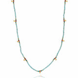 TAI JEWELRY | Handmade Beaded Necklace With Disc Dangles | Necklace |