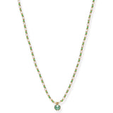 TAI JEWELRY | Handmade Beaded Necklace With Glass Stone Accent | Necklace |