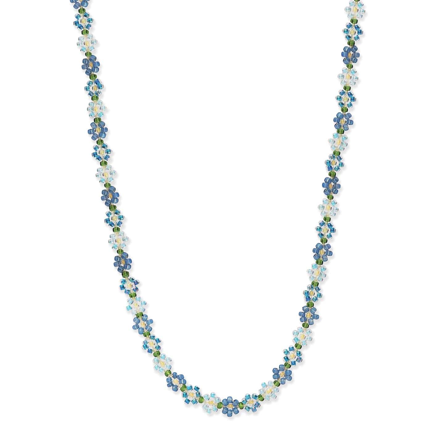 TAI JEWELRY | Handmade Seed Bead Floral Necklace | Necklace |
