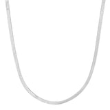 TAI JEWELRY Necklace Silver Herringbone Chain Necklace